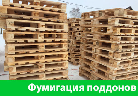 Фумигация поддонов в городе Липецк